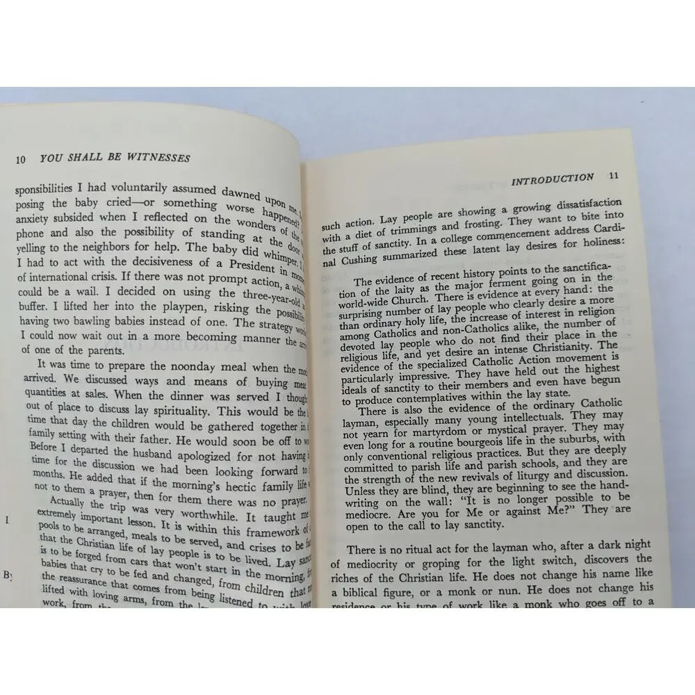 You Should Be Witness By Dennis Geaney Paperback Vintage Catholic Layman 1964